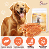 Pawmate Chicken Jerky Dog Treats, High Protein Pure Chicken Snacks for Small Medium Large Dog, 11 oz