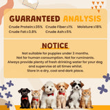 ASMPET Healthy Dog Treats, Triple Flavor Rolls with Chicken Duck Beef, Rawhide Free Jerky Dog Snacks Treats for Small & Medium Dogs 11oz
