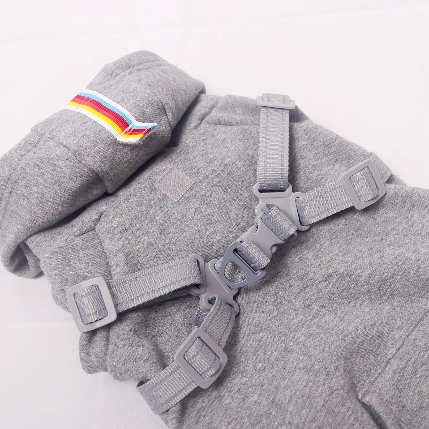 Dog Hoodie- Light Grey