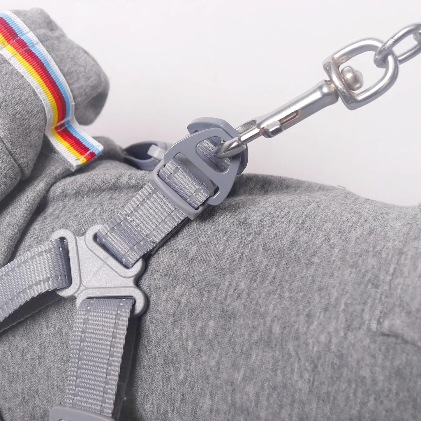 Dog Hoodie- Light Grey