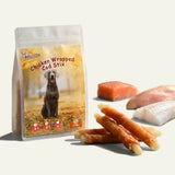 Pawmate™ Soft & Chewy Chicken Jerky Wrapped Cod - Human Grade Omega-3 Rewards