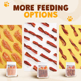 ASMPET Natural Soft Dog Treats, Real Premium Beef, Chicken and Duck Jerky Twist for Small Medium Large Dog, 10.5 oz