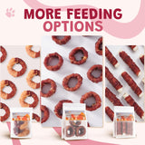 ASMPET Sweet Potato Dog Treat,  Duck Wrapped Snack Chews for Small Medium Large Dogs, 10.6oz
