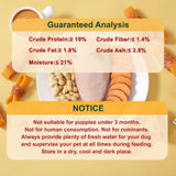 Pawmate Peanut Butter Dog Treats, Natural High-Protein Chicken Wrapped Sweet Potato Chews for All Dogs, 10.6 oz