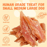 Pawmate Chicken Jerky Dog Treats, High Protein Pure Chicken Snacks for Small Medium Large Dog, 11 oz