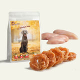 Pawmate™ Natural Dog Treats - Long-Lasting Chicken Jerky Rings Safe Dog Treats (23 Count)