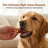 Pawmate Sweet Potato Dog Treats, Natural Duck Jerky Peanut Butter Chews