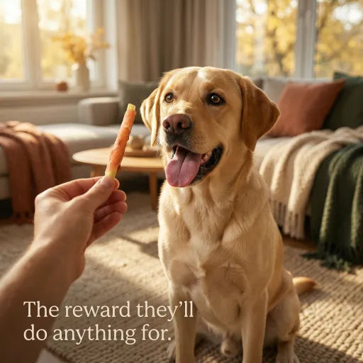 Chicken Jerky Wrapped Pumpkin Biscuits Dog Treats